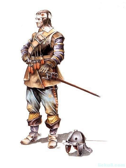 瑞典步行骑士1632年