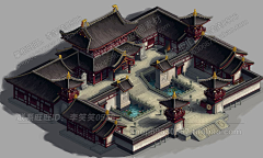 so、on采集到场景原画线稿