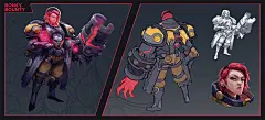 Boney Bounty - - MOBA character concept art