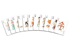 插画文艺森系手绘水彩扑克Playing cardcard创意夸张个性鲜明趣味可爱