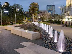 阿亚拉三角公园广场 Ayala Triangle Park by AECOM-mooool设计