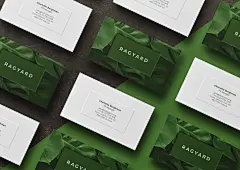 名片高雅商务风样机