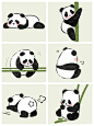 熊猫插画 - 小红书搜索