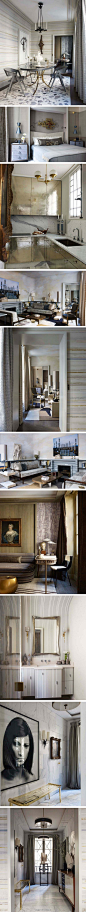 //@室内设计师网: 巴黎公寓的新古典主义公寓~