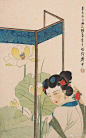张大千弟子胡若思国画。胡若思(1916.3—2004)，字遐思，号琴人。画室名勰一斋。因胡父为张大千书画代理商，1925年胡若思9岁入“大风堂”，拜张大千为师，为大千开门弟子，14岁随师东渡日本，举办童年个人画展 。