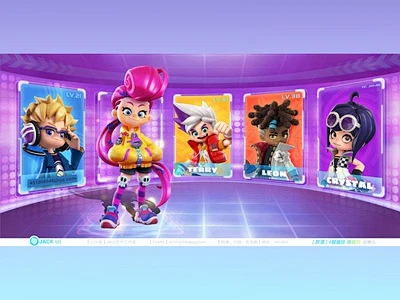 JACK游戏UI学员作品】2D GAME UI二次元欧美风界面界面交互设计原画插画图片目标图标GUI ICON UIUX-花瓣网