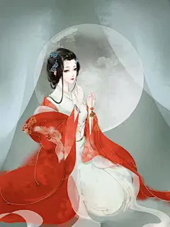 古风红衣美人壁纸丨岁月还长你尽管带上轻狂去闯！