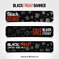 黑色星期五促销广告高质量矢量素材合集：Black Friday Sales Templates ...