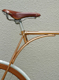 pista. Copper tube bicycle with radical yet classic sense of style: 