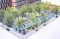 Jay Street Urban Plaza - SCAPE : The Jay Street public plaza is part of a new mixed-use complex in Downtown Brooklyn that creates a pedestrian- and bicycle-friendly street with new community amenities. The inviting street edges provide ample opportunities