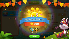 呀怪阿姨采集到UI | 升级闯关界面