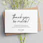 Thank you card（NK）