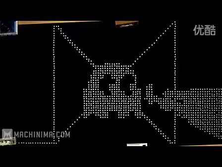 用硬币制作的定格动画