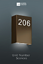 Blythe Unit Number Sconce | Numera Lighting