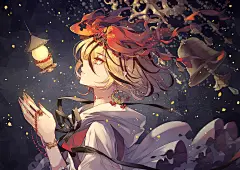 #東方 10th - c7肘的插画 - pixiv : 魔都THO十周年贺 8月17日tho10东方滴星盏 史上最汽油的一届THO，欢迎大家去玩hhhttp://t.cn/AiWiw8qD