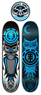Element Skateboards by Dan Janssen, via Behance