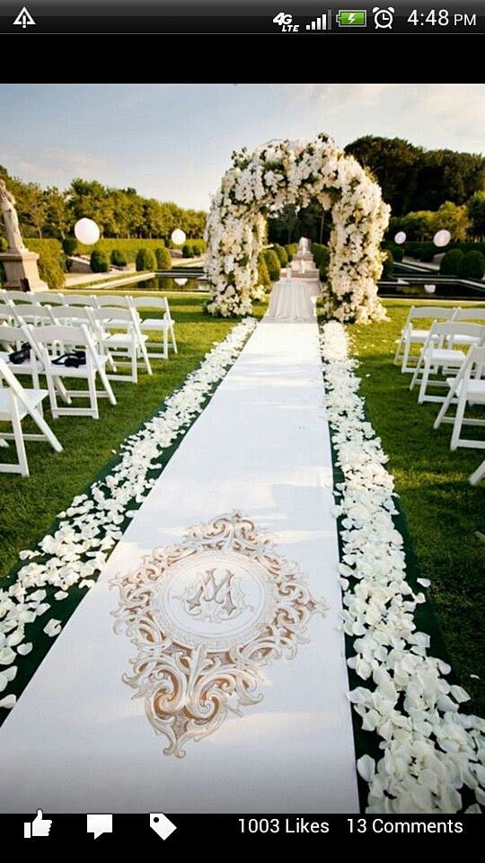 Lawn wedding