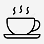 茶杯咖啡热的图标高清素材 咖啡 热的 茶杯 蒸汽 食物 icon 标识 标志 UI图标 设计图片 免费下载 页面网页 平面电商 创意素材