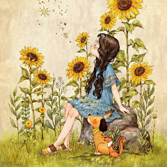 -夏画-采集到治愈水彩画