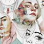 ​​​ ​​ ​​​​​​ ​​Artist | ​Ana Santos 水彩
————
掩饰于世  ​​​​