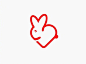 #设计秀# 兔子logo#设计参考# ​​​​