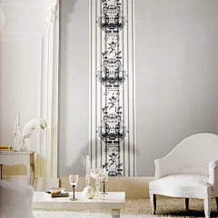 艺速 法国进口简约黑白色无纺布壁纸 环保儿童青少年卧室墙纸-淘宝网