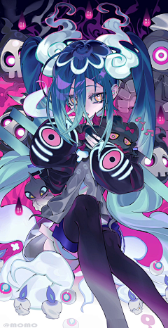 爆炒熊猫采集到口袋x初音