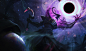 Dark Star Thresh, Victor Maury : ©Riot Games

design by Elena Bespalova
animated login by Tim Weiser

Included my first sketch from when the team pitched Dark Star Thresh. Thresh worships the black hole and feeds it incessantly in the hopes that it will o