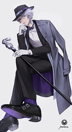 二次元半厚涂立绘美少女