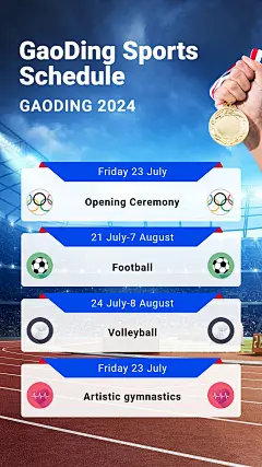 2024 Paris Olympics Schedule Display Instgram Story