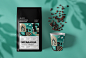 品牌插画！咖啡包装设计 - 优优教程网 - 自学就上优优网 - UiiiUiii.com : Narcoffee是一家专业的咖啡连锁店，咖啡豆来自非洲和南美洲的有机小农场。他们与首席烘焙师Marius Nica合作，烤制咖啡。现在重新设计了Narcoffee的包装。