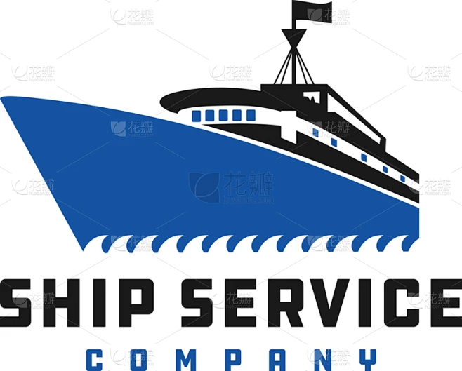 ship logo design素材-花瓣网