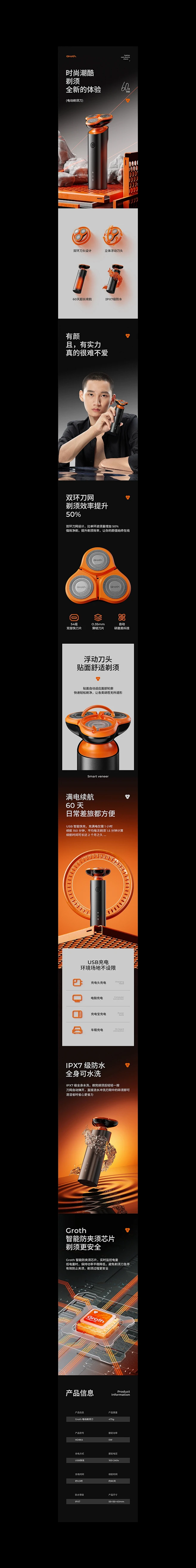 净化器/剃须刀/母婴页面视觉_失礼Zov...