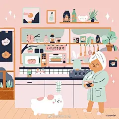 .      
                                 〖 976 〗

          &quot; 来自法国的粉色系儿童插画 Part 3 &quot;
   
                             Jenny Lelong
   ...展开全文c