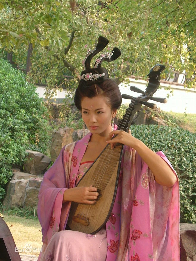 《问君能有几多愁》中饰演娥皇和花蕊_刘涛...