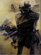 【黑暗系】4.Zdzislaw Beksinski_看图_插画吧_百度贴吧