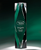 Optic Crystal Presidents Tower Award | trophy