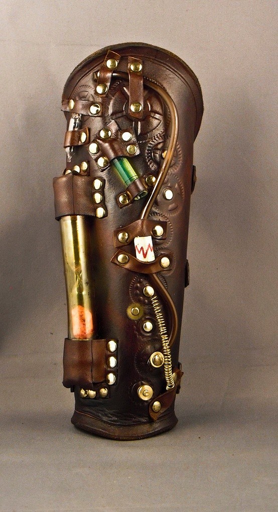 Steampunk leather br...