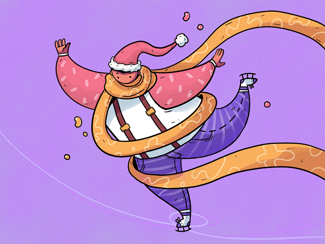 Winter fun illustrat...