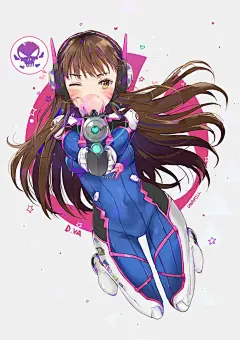 D.VA图片大全-D.VA高清好看的图片--花瓣豚豚想睡觉的画板
