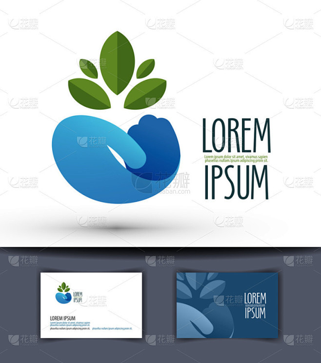 种植者矢量 logo 设计模板。植物或生态的图标.