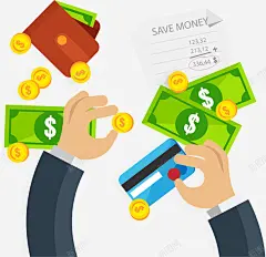 手绘扁平金钱矢量图高清素材 扁平 手绘 投资 矢量图 金币 金钱 银行卡 元素 免抠png 设计图片 免费下载 页面网页 平面电商 创意素材