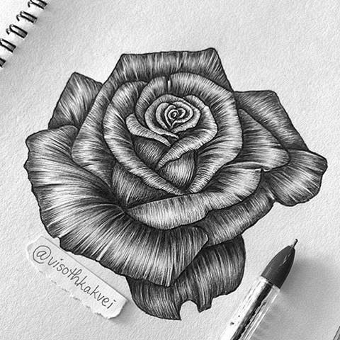 Ballpoint Pen Rose  ...