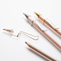 Japanese Overdesign FTW: Tsukushi Pencil Tip Protector Also Adds Clip Functionality  - Core77 : On the borderline between hilarious and ingenious: This Pencil Cap, sold by Japanese stationery brand Tsukushi and manufactured in a spring factory in Tokyo, n