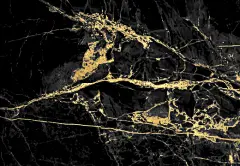 大理石背景 | 点击来源直接获取大图文件 |用于书籍封面或手册的黑色和金色大理石纹理设计，海报、壁纸背景或逼真的商业和设计艺术品
