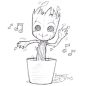 Dancing Groot by Banzchan.deviantart.com on @deviantART: 