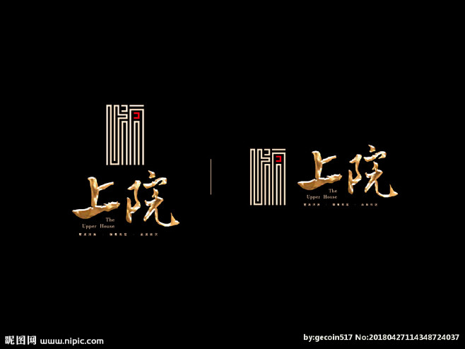 上院LOGO 地产，户外，画面，Logo...