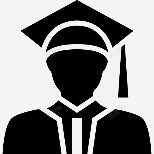毕业生学院教授图标高清素材 大学 学生 学院 教授 毕业生 用户和人物字形 免抠png 设计图片 免费下载