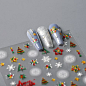 Amazon.com: Christmas Silver Nail Stickers Snowflake Nail Art Decals 5D Embossed Self Adhesive Rhinestone Nail Design Christmas Tree Nail Decals for Nail Art Reindeer Nail Art Supplies for Women DIY Manicure : Beauty & Personal Care