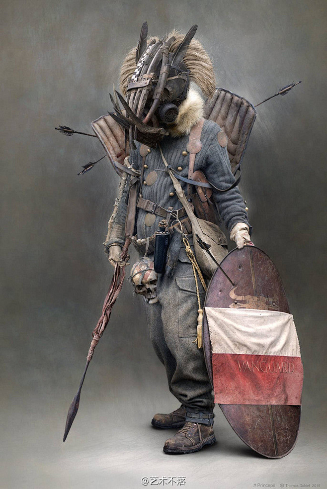 末日战士托马斯迪比耶夫另类设计创意角色设计末日废土风角色服装